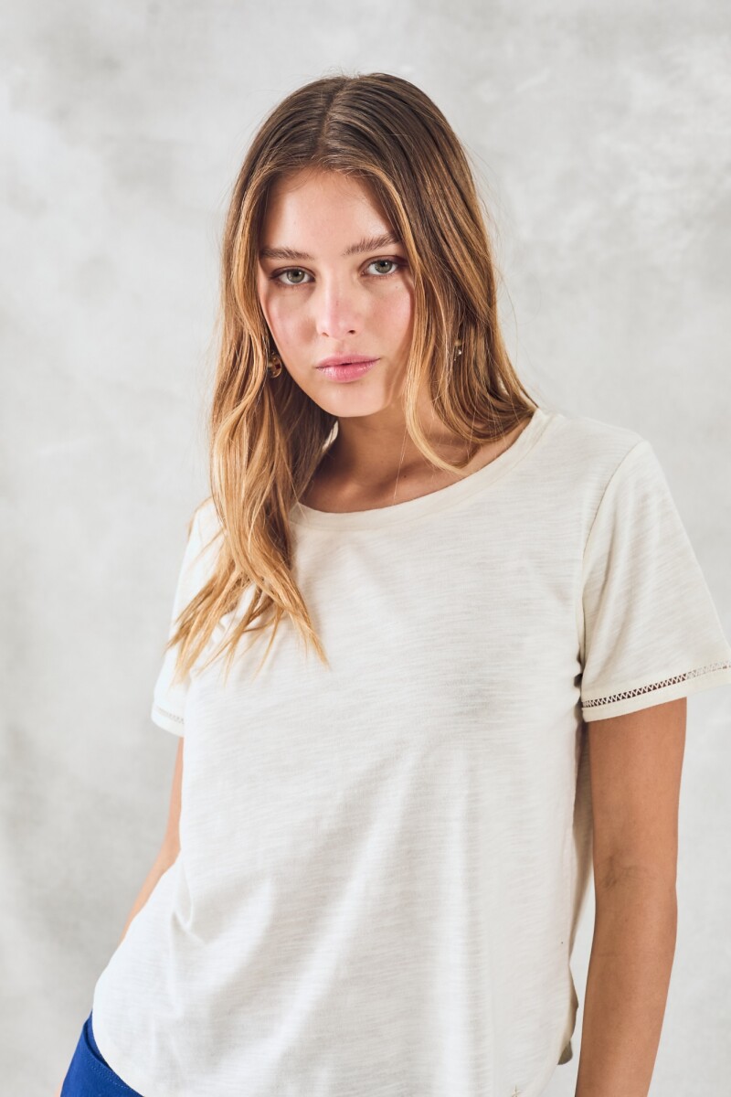Remera Algodón Nácar