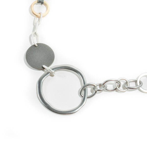 Collar Geo Plateado Collar Geo Plateado