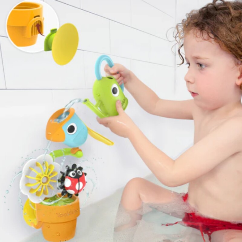 Pour n Spin Tipping Bird Juego de Baño Yookidoo Pour n Spin Tipping Bird Juego de Baño Yookidoo