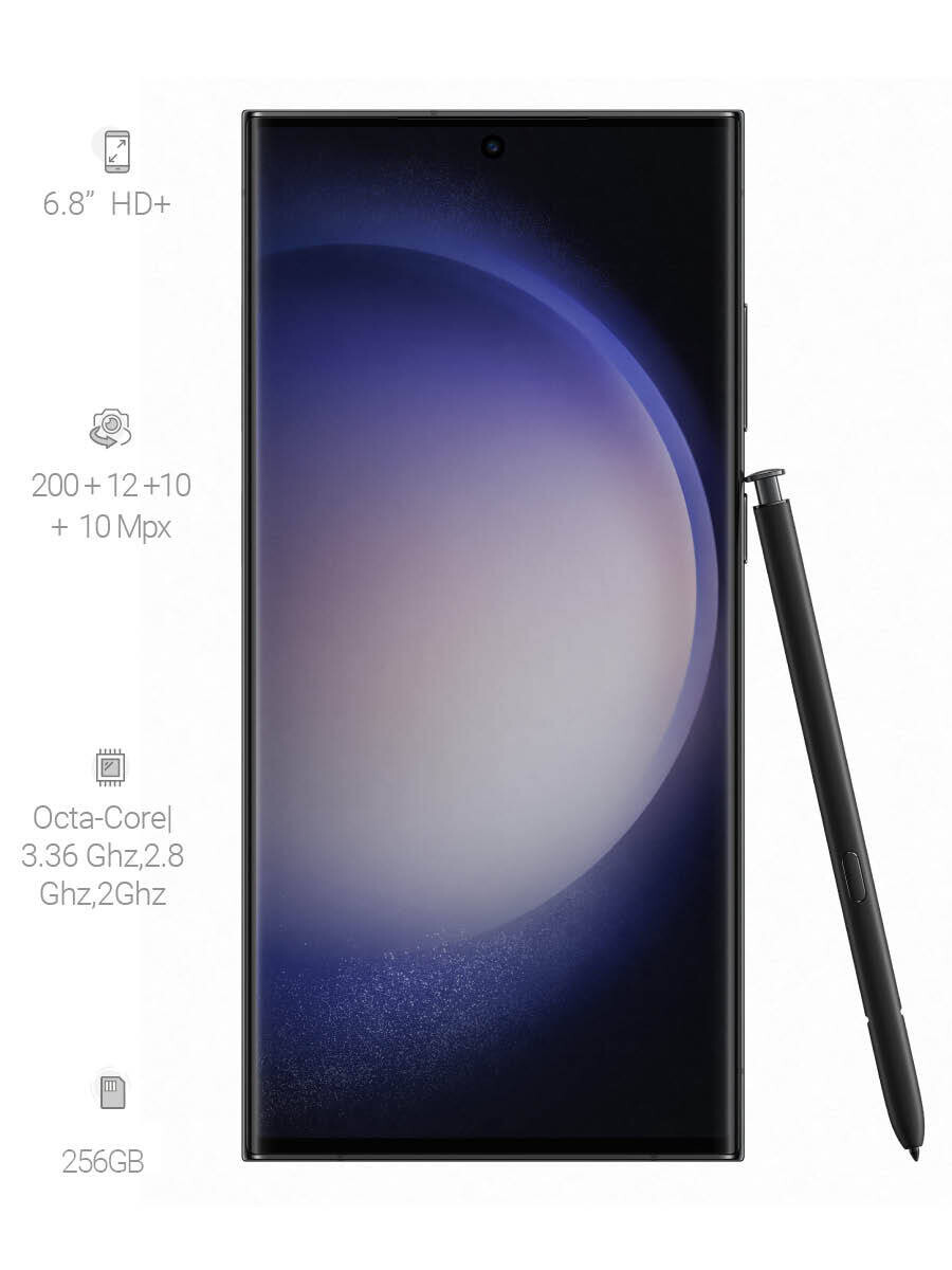 Samsung S23 Ultra DS 5G 256GB Negro 