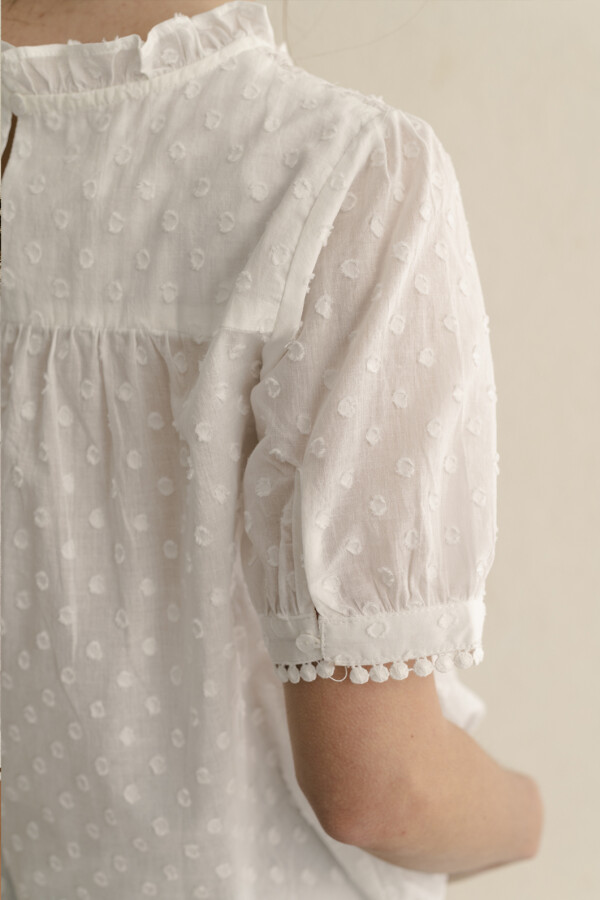 BLUSA PLUMETTIE NATURAL