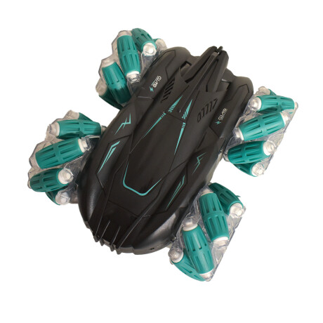 Auto Coche de acrobacia 360 Luces con Control Remoto Turquesa