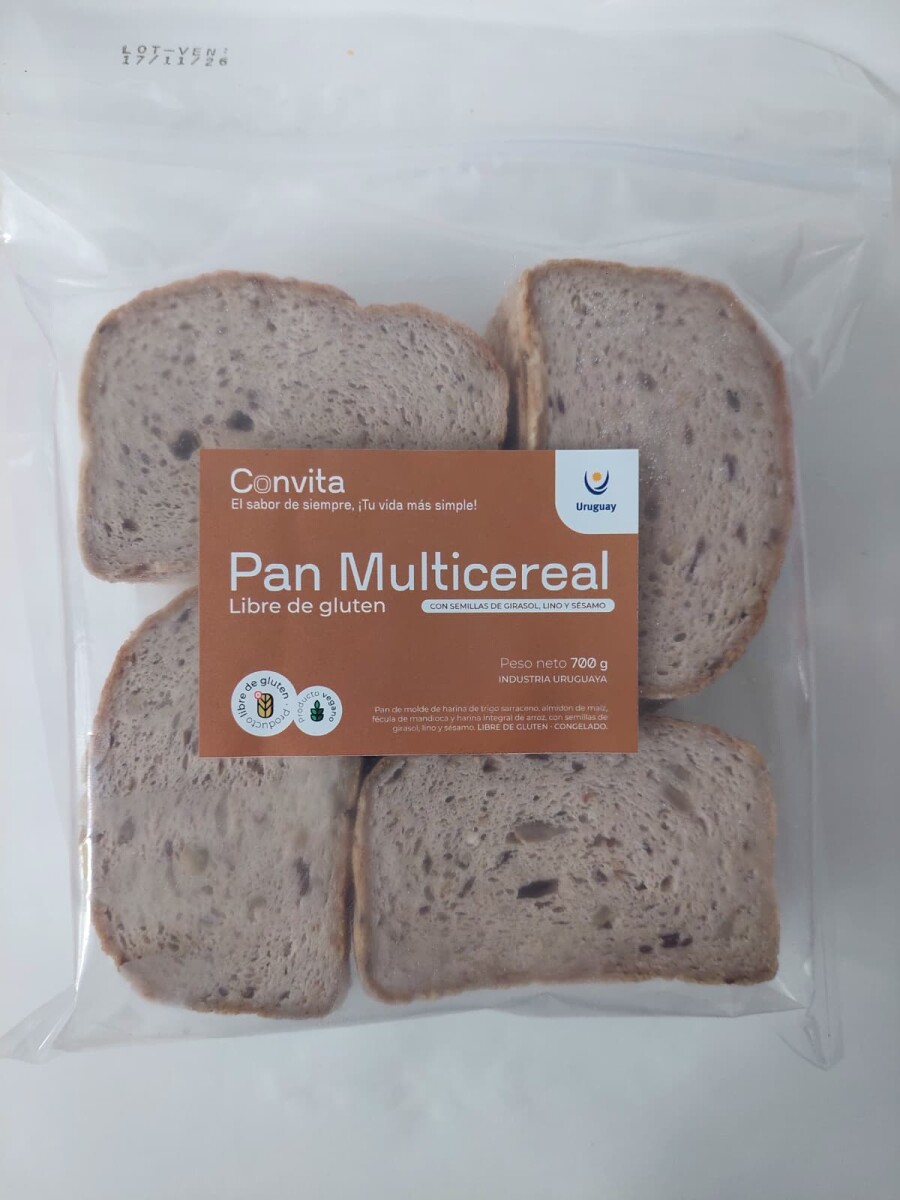 Pan multicereal Convita 700g 