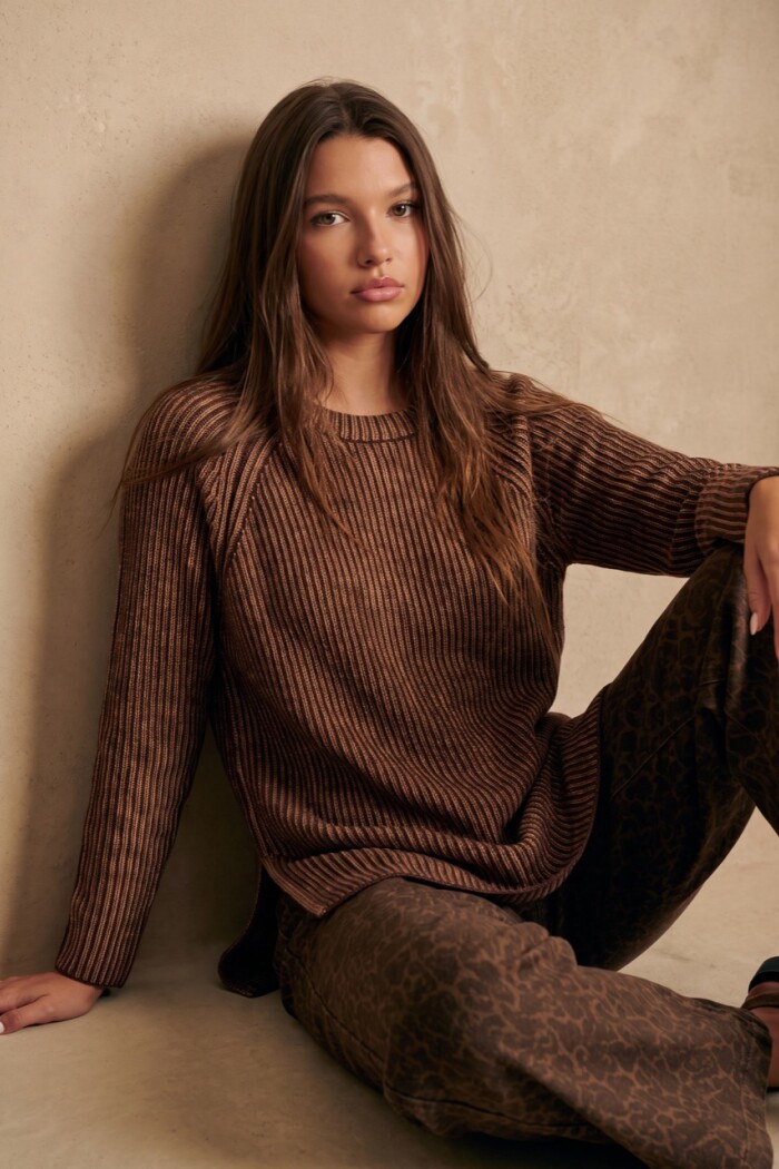 Sweater Texturado Chocolate
