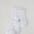 Medias The Everyday Quarter Crew Sock Unisex Classic White