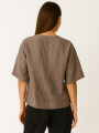 Blusa Andaluz Taupe / Mink / Vison