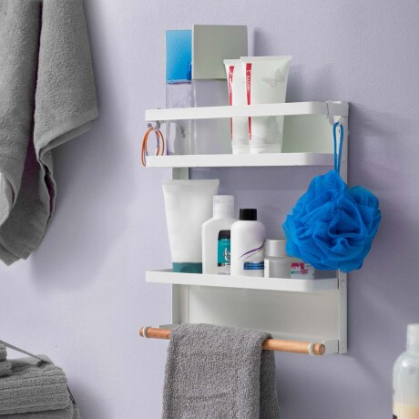 ORGANIZADOR MAGNÉTICO HIERRO-IMAN-Y-MADERA BLANCO V0103239
