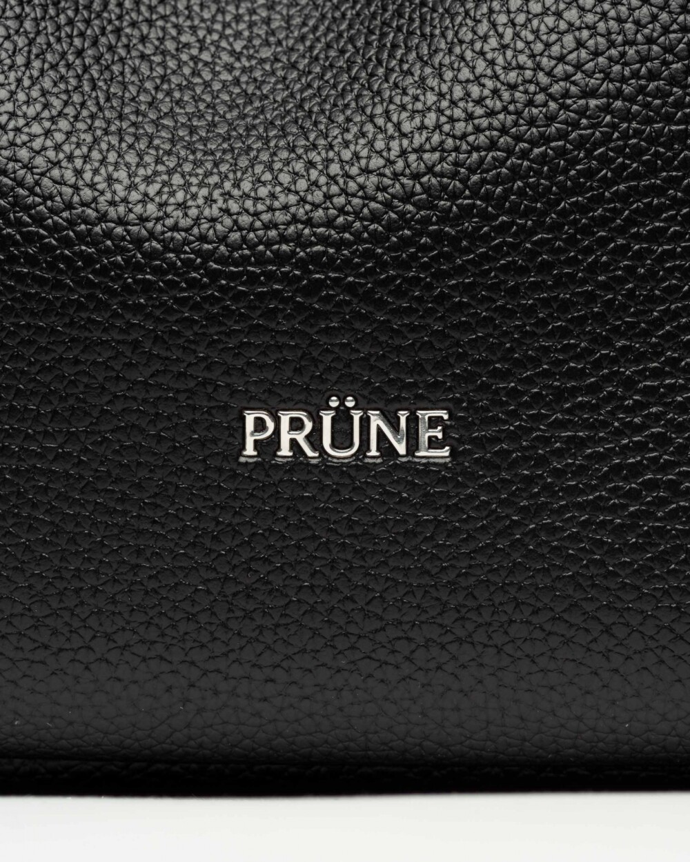 Bolso Marble en efecto cuero graneado Negro