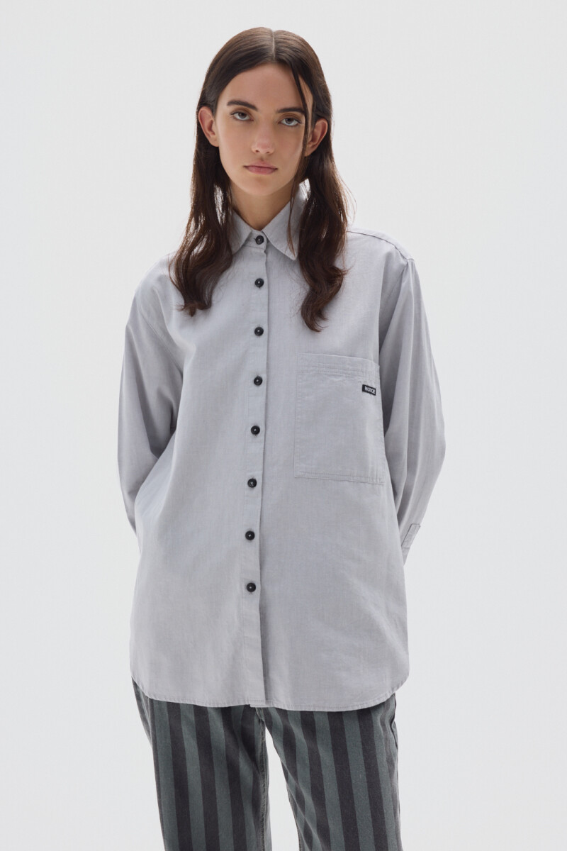 Camisa Noble Oxford Grey