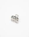 Broche Strass Broche De Hoja - Plateado