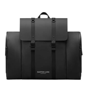 Mochila deportiva Gastón Luga Malla Pelotas Bolsillo Zapatos Negro 1