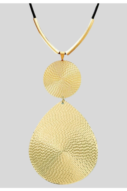 COLGANTE METAL DORADO