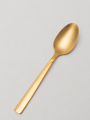 Cuchara Asher Para Café Set 4un,dorado Brillante Color Unico