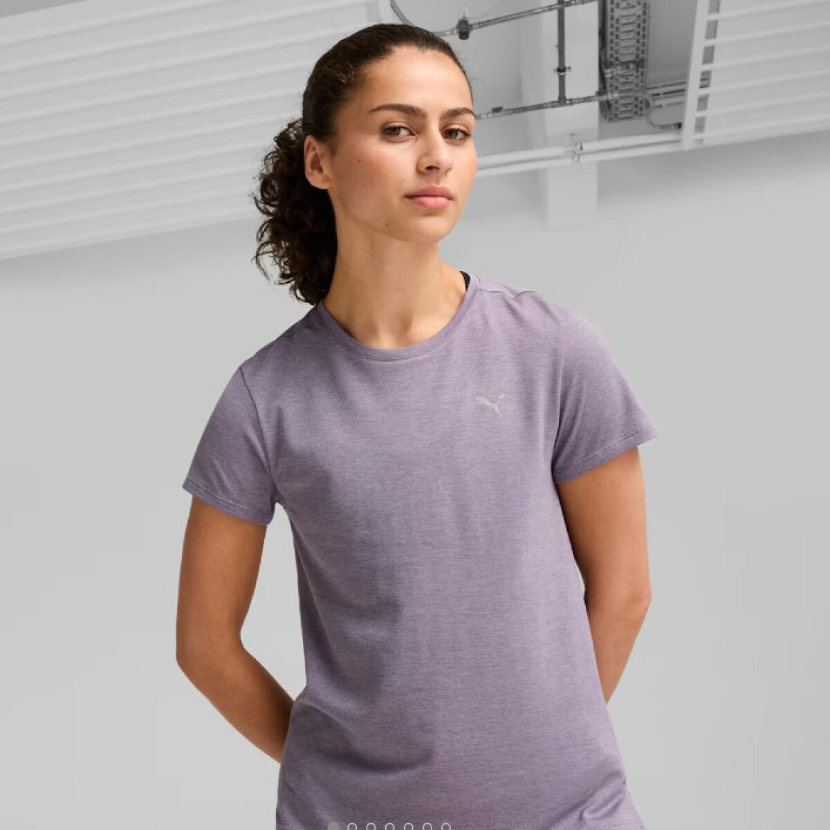 Remera de Mujer Puma Favourite Heather - Lila 