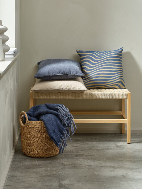 Funda de almohadón ANGELIK 50x50 natural Funda de almohadón ANGELIK 50x50 natural