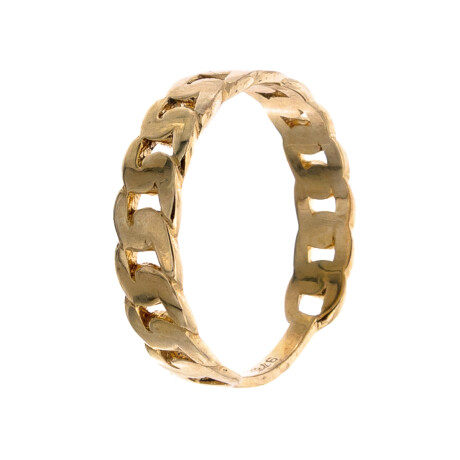 Anillo de oro 9 ktes, CADENA. Anillo de oro 9 ktes, CADENA.