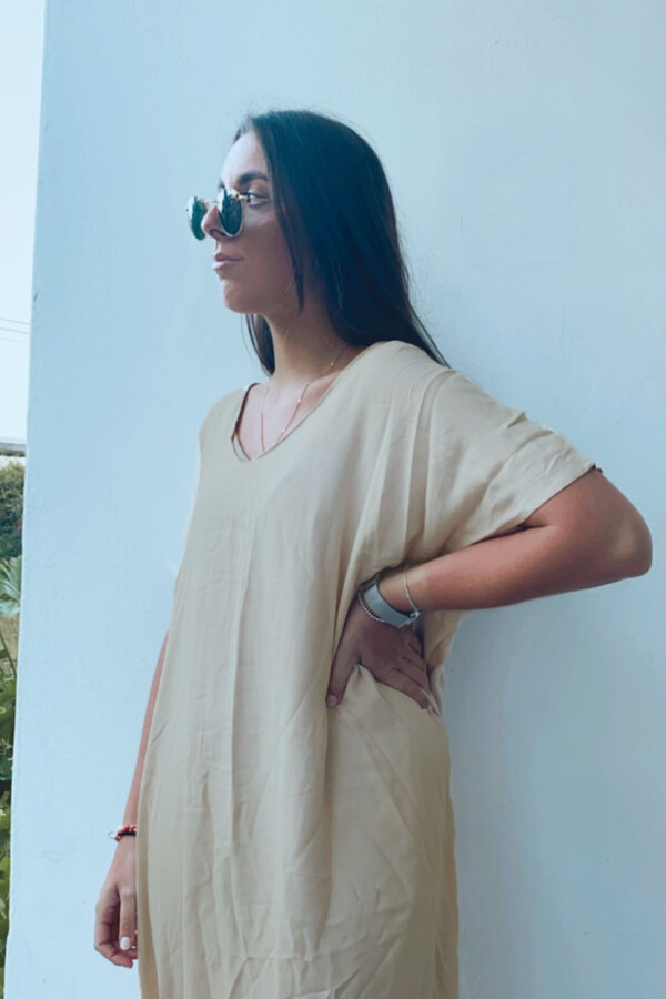 Vestido Demmer Tostado