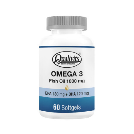 OMEGA 3 - FISH OIL QUALIVITS 1000 mg x 60 Sogtels OMEGA 3 - FISH OIL QUALIVITS 1000 mg x 60 Sogtels