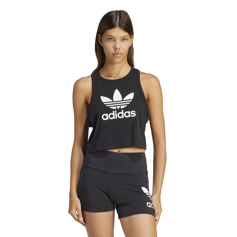 Musculosa Adidas Trefoil Tank de Mujer - IU0067 Negro