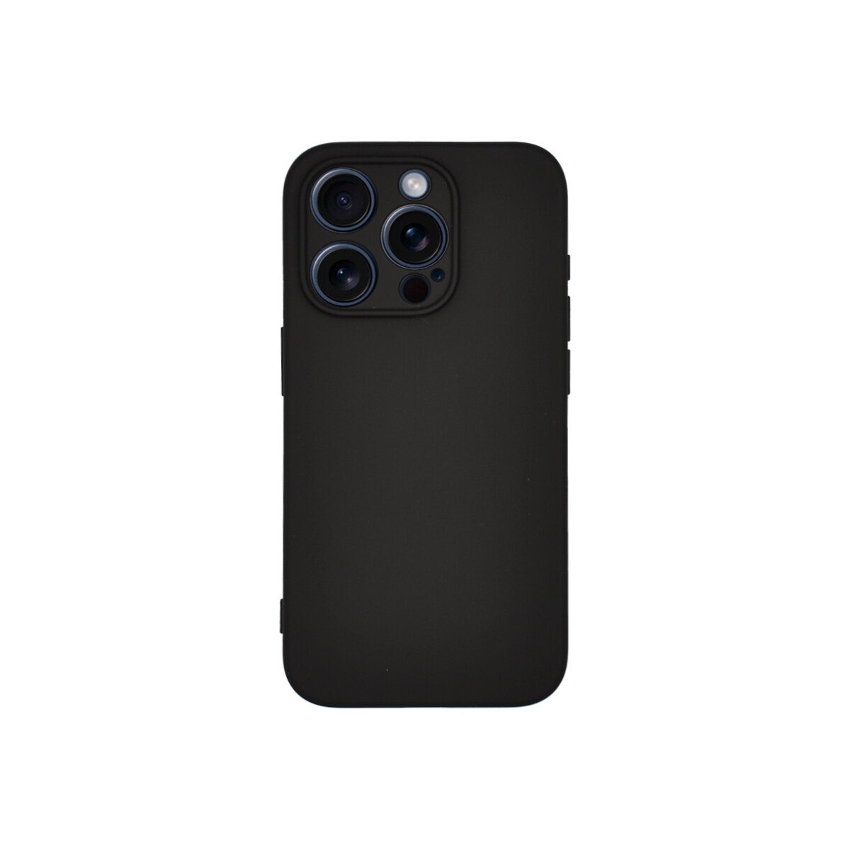 Protector iPhone 15 Pro Max engomado color negro 