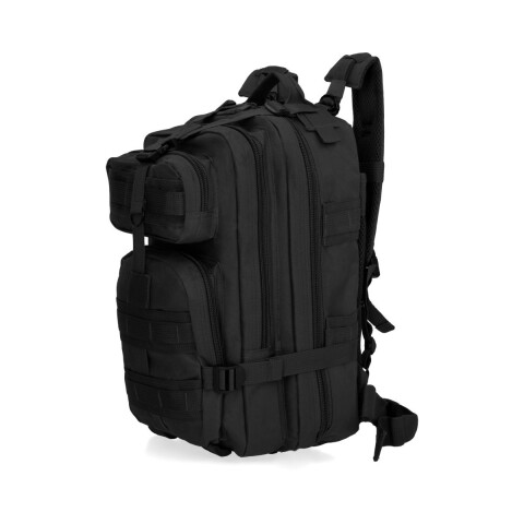 Mochila Táctica Militar Molle 30 Litros Caza Camping Viaje Color Negro Diseño De La Tela Lisa Mochila Táctica Militar Molle 30 Litros Caza Camping Viaje Color Negro Diseño De La Tela Lisa