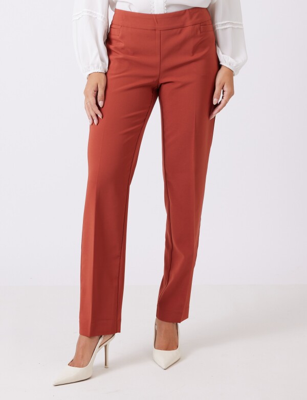Pantalon Sastrero Slim TERRACOTA
