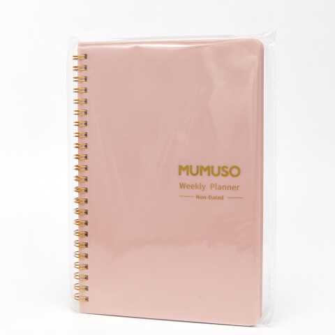 SPIRAL NOTEBOOK (WEEKLY PLAN/PINK) SPIRAL NOTEBOOK (WEEKLY PLAN/PINK)