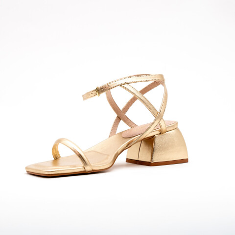 Sandalia CUERO CRISTAL OURO LIGHT CRISTAL