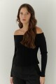 SWEATER BARDOT NEGRO