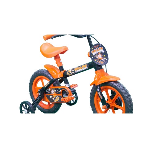 Bicicleta Track Iris Aro 12 Naranja/Negro