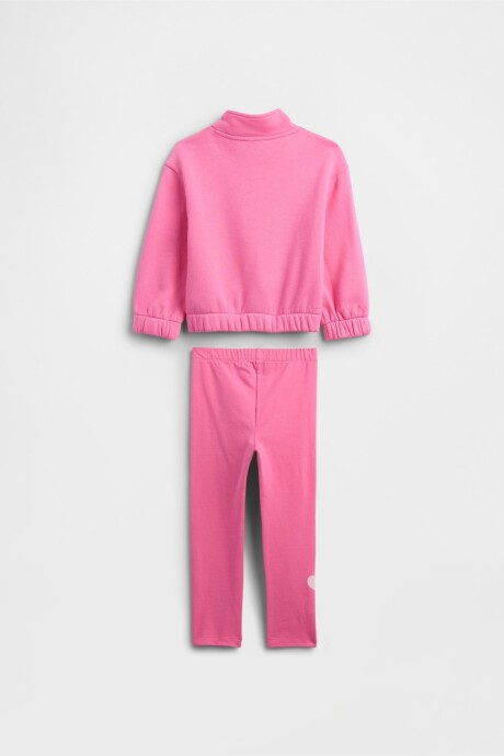 Set De Calza Y Buzo Deportivo Toddler Niña Pink Minnie Mouse