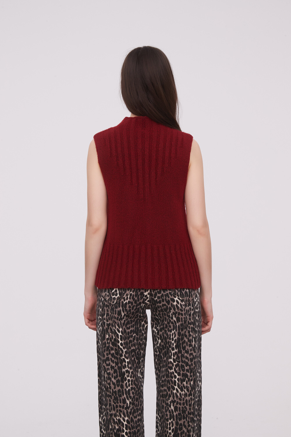 Musculosa Alcoa Bordeaux Oscuro