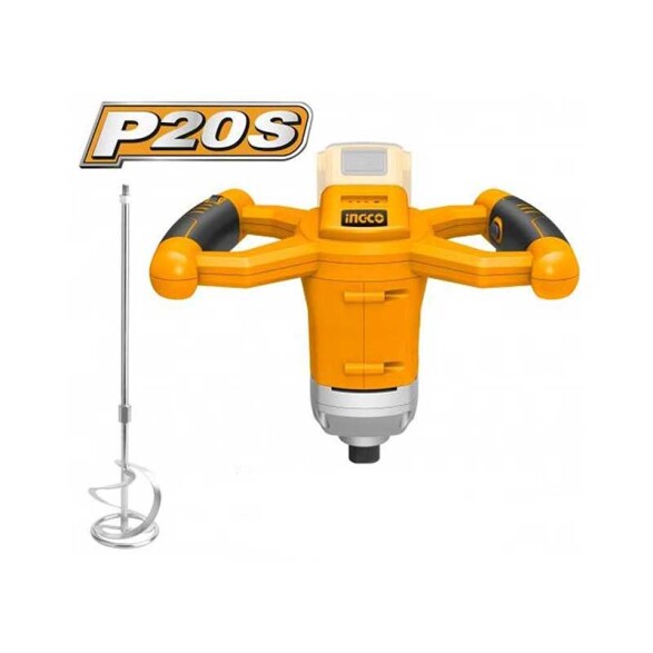 Mezclador pintura 20V sin bat. ni cargador - Ingco ING0370