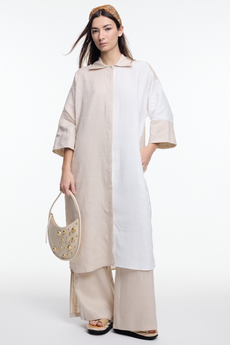 PANTALON TIRAS Beige