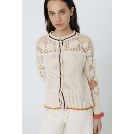 CARDIGAN CUTE COTTON Crudo