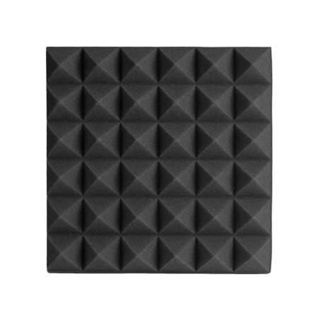 PANEL ACÚSTICO DE ESPUMA LEXSEN 50X50X5CM PIRAMIDAL PANEL ACÚSTICO DE ESPUMA LEXSEN 50X50X5CM PIRAMIDAL