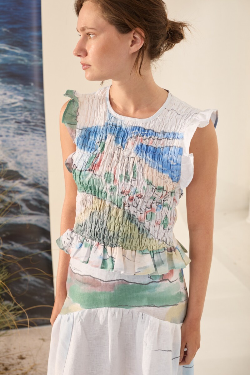 TOP BIOMA PRINT Agua