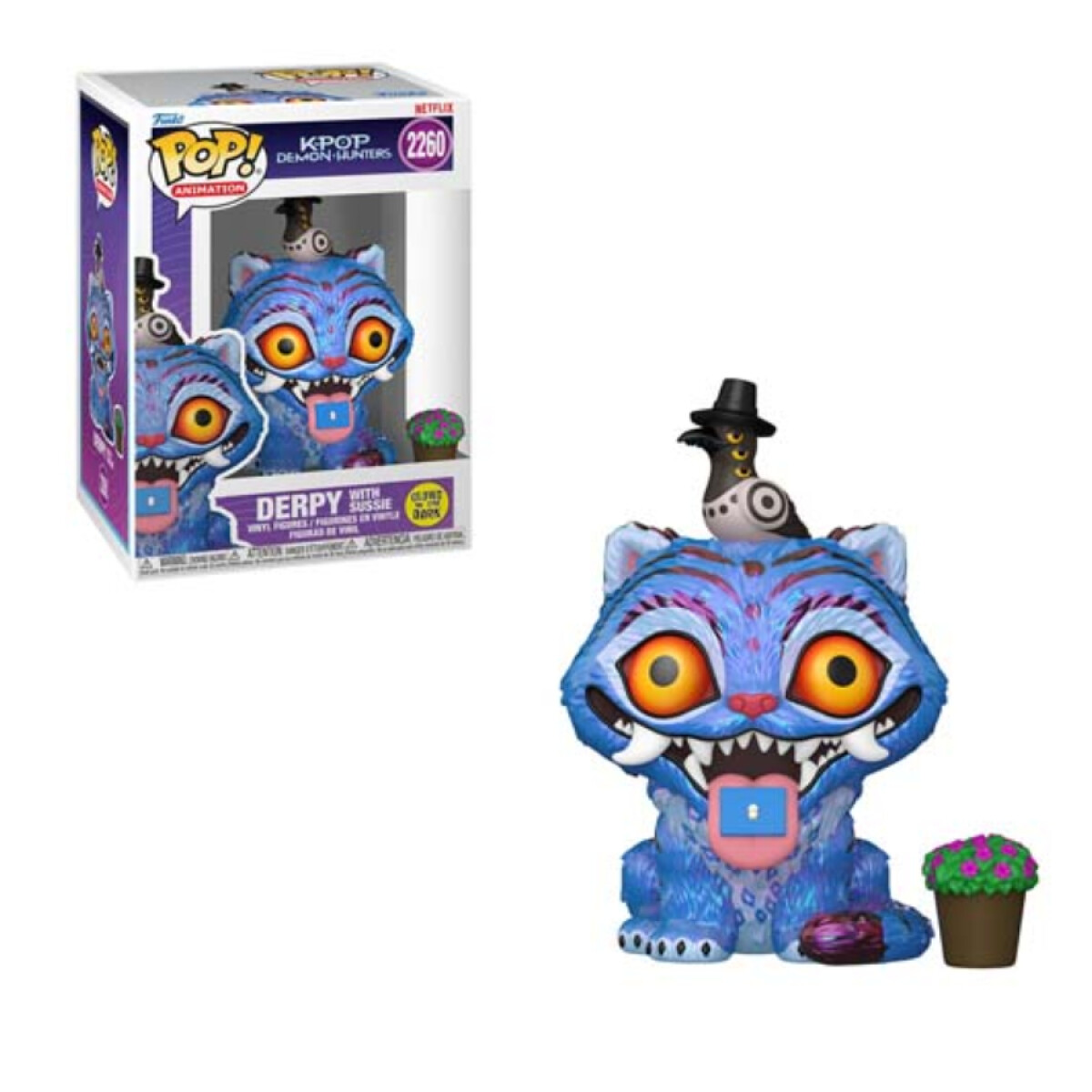 Tiger with Bird - KPOP Demon Hunters [Glows in the Dark] - 2260 