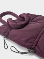 Bolso Shopper De Nylon burdeos