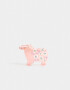 Hebillas Infantiles Animalito Broche Infantil Acrílico Capibara - Rosa Claro