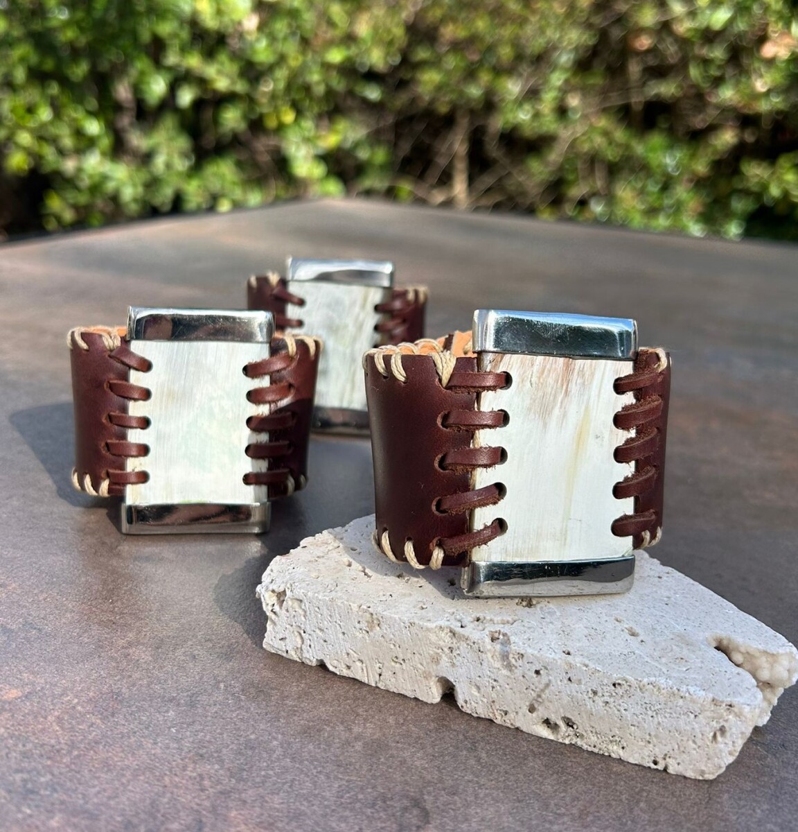 Leather Cuff - Chocolate 