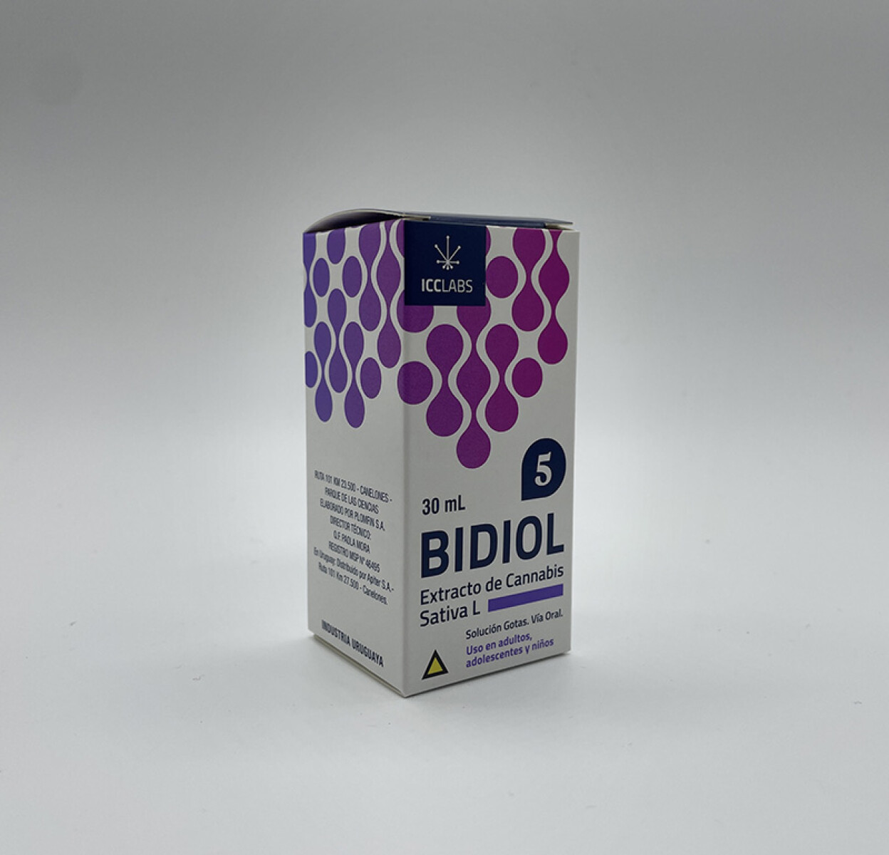 Extracto de cannabis Bidiol - 5% CBD 30 ml 
