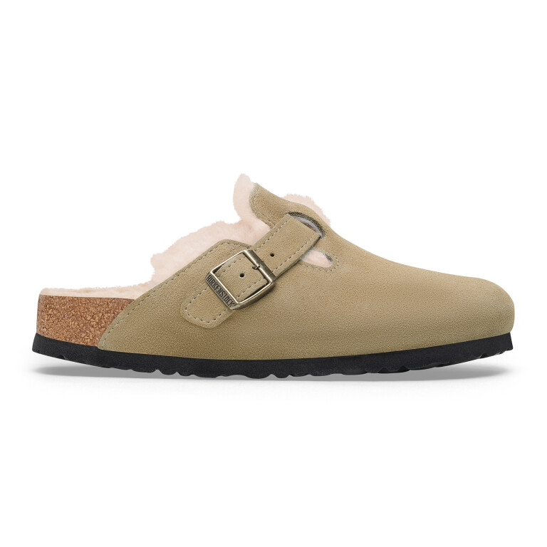 Zueco Boston Shearling LEVE - Regular Taupe