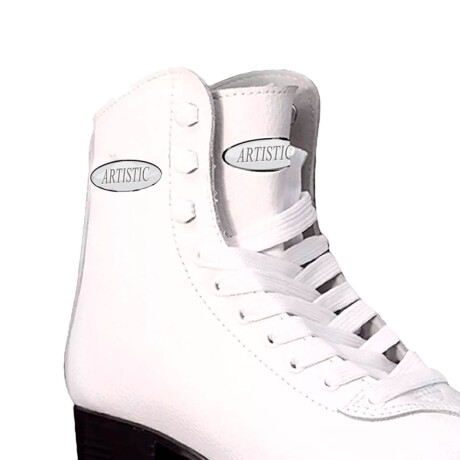 Patín Artístico Bota Dura + Regalo N1 Venta Garantía Blanco