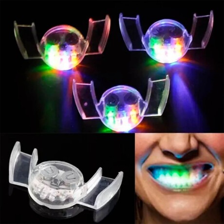 Set N°57 Cotillón Led Boca Dientes 15pc Luminosos Cot002049