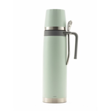 Termo Comet tapa mate Capri 1 Lt + bombilla Verde