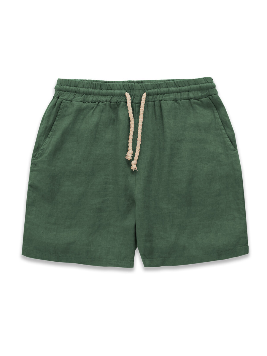 Heavy linen shorts - Savia 