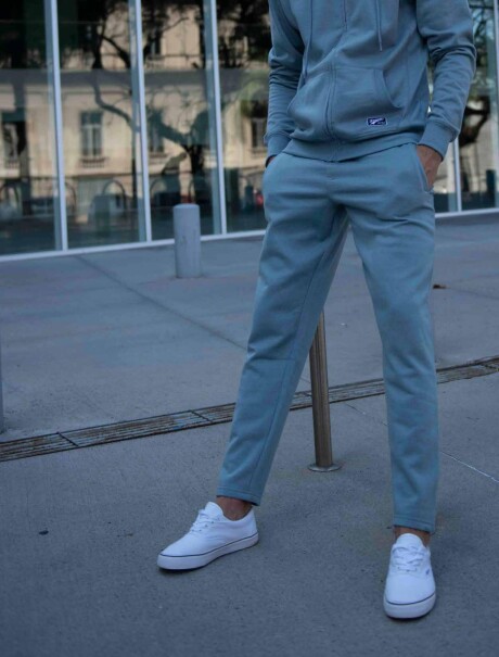 Pantalón de Felpa Slim Jean Melange