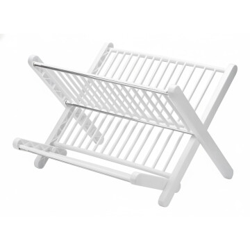 Escurridor De Platos 2 Niveles De Metal Escurre Platos Color Blanco