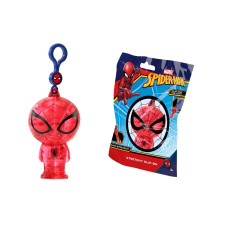 Figura Squishy Disney con Clip Colgante SPIDERMAN
